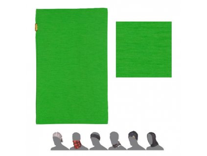 SENSOR TUBE MERINO WOOL multifunkční šátek zelený