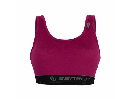 SENSOR MERINO ACTIVE dámská podprsenka lilla