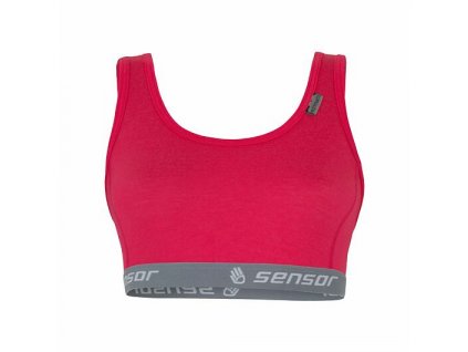 SENSOR MERINO ACTIVE dámská podprsenka magenta