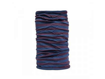 SENSOR TUBE MERINO WOOL multifunkční šátek modrý & vínový