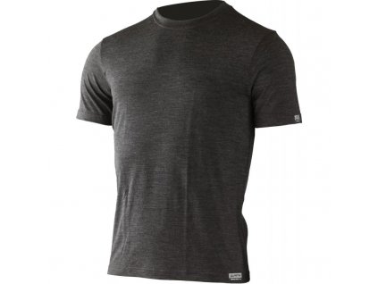LASTING pánské merino triko CHUAN, tm.šedá