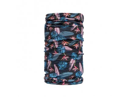 SENSOR TUBE MERINO IMPRESS šátek multifunkční černá/floral