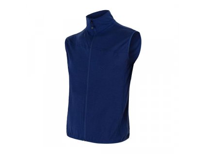 SENSOR MERINO EXTREME pánská vesta deep blue