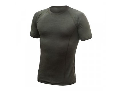 SENSOR MERINO AIR pánské triko kr.rukáv olive green