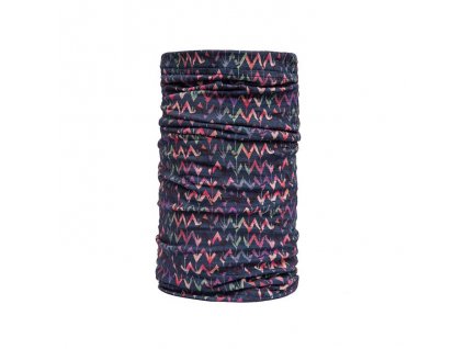 SENSOR TUBE MERINO IMPRESS šátek multifunkční deep blue/origami
