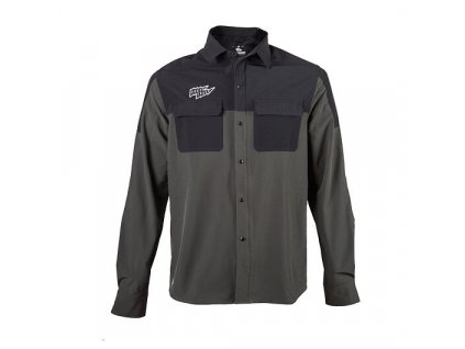 FT MEN´S RIDER LONG SLEEVE SHIRT OLIVE GREEN/BLACK