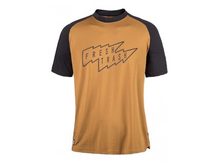 FT MEN´S HORIZON SHORT SLEEVE TEE GOLDEN/BLACK