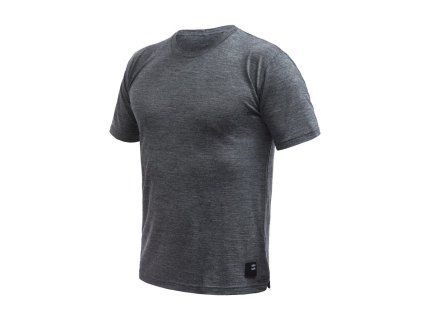 SENSOR MERINO LITE pánské triko kr.rukáv anthracite gray