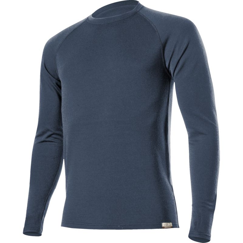 Pánská merino mikina LASTING Wity modrá Velikost: XXL