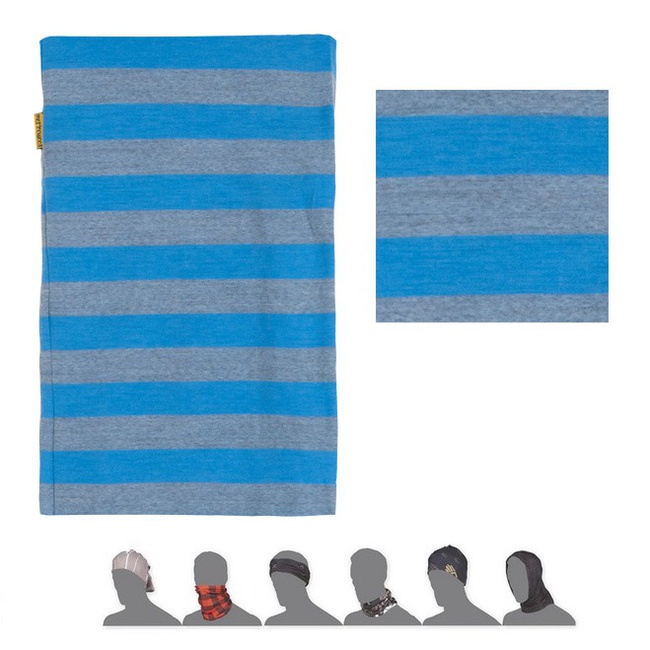 SENSOR TUBE MERINO WOOL multifunkční šátek pruhovaný