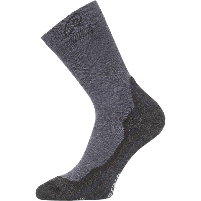 Merino ponožky LASTING Whi modré Velikost: (42-45) L