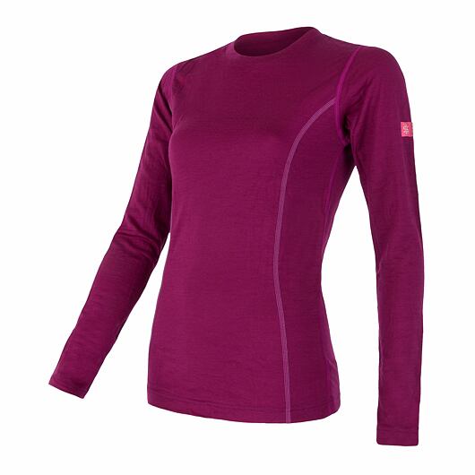 Dámské termo tričko SENSOR Merino active fialová Barva: fialová, Velikost: XL