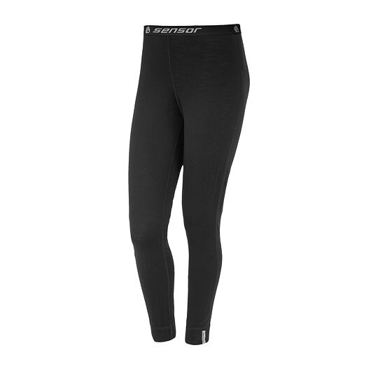 Dámské termo spodky SENSOR Merino active černá Barva: černá, Velikost: XL