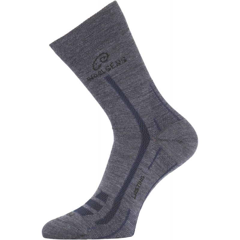 Merino ponožky LASTING Wls modré Velikost: (34-37) S