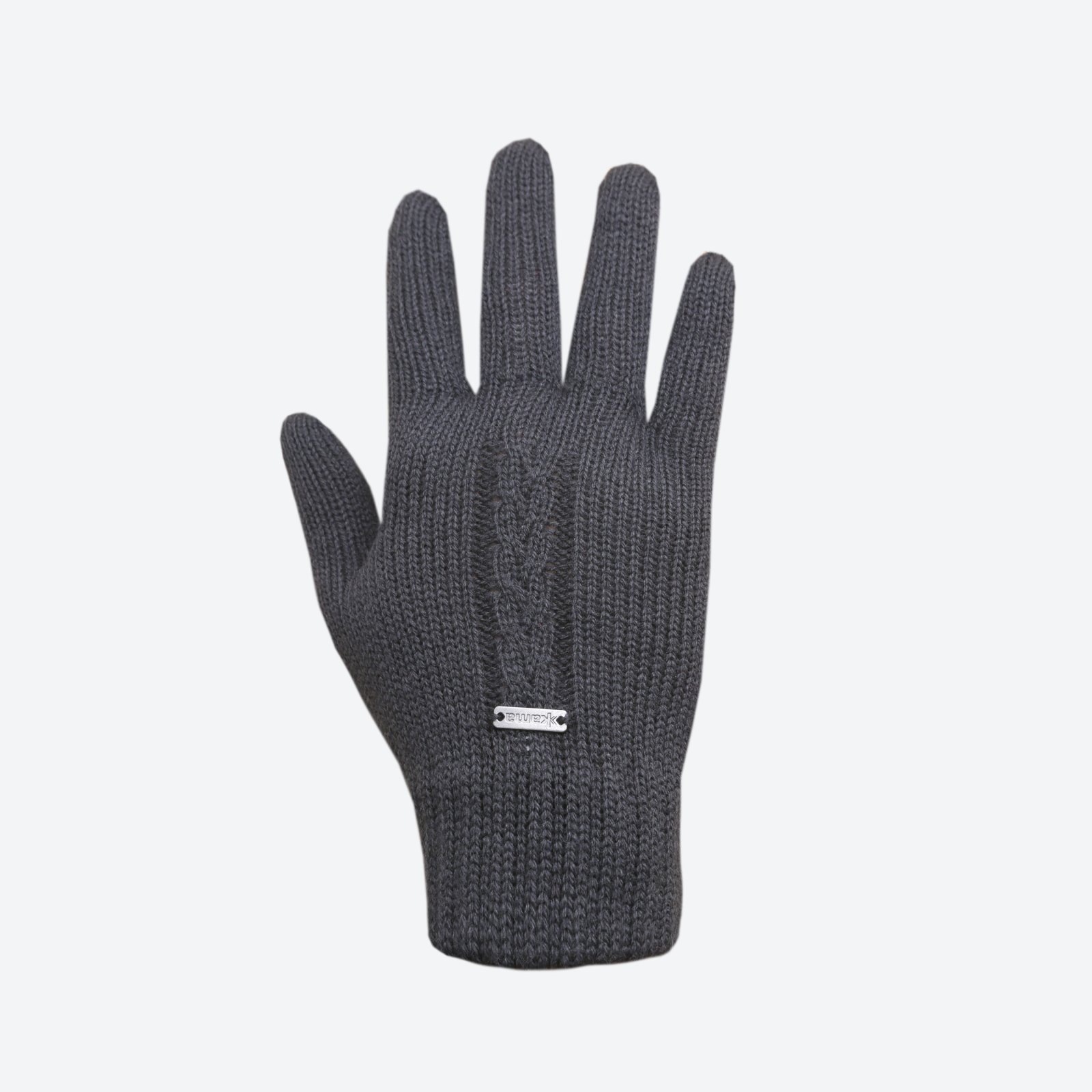 KAMA R103 pletené merino rukavice,  šedá Velikost: S