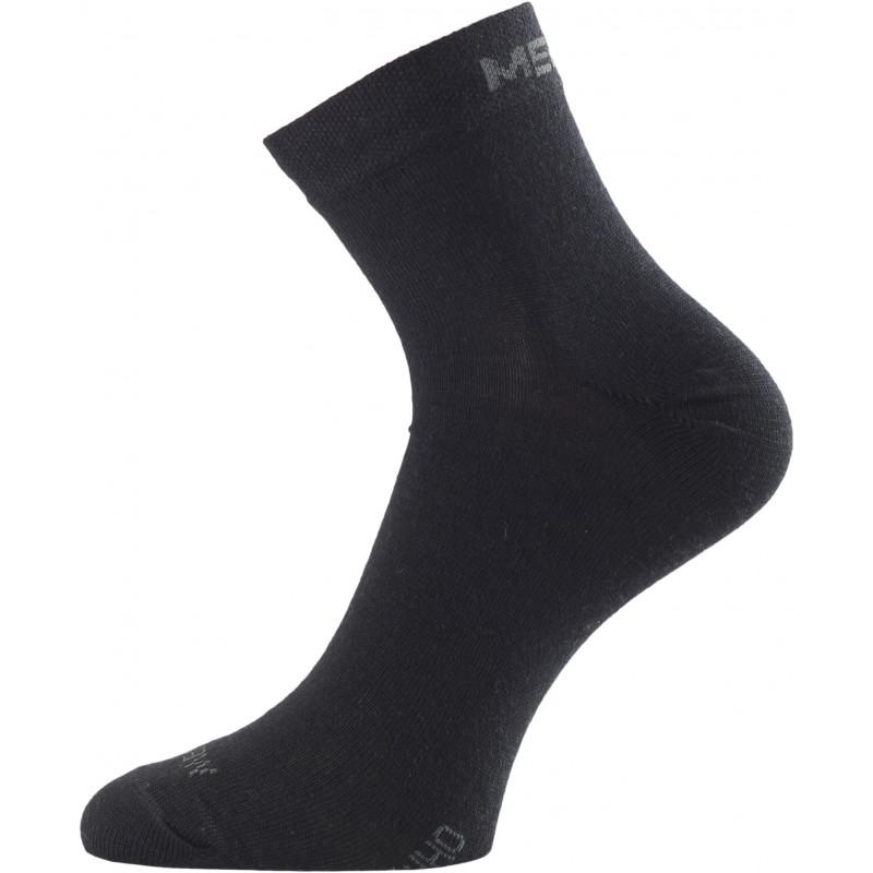 Merino ponožky LASTING Who černé Velikost: (38-41) M
