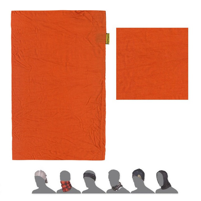 SENSOR TUBE MERINO WOOL multifunkční šátek oranžový Velikost: UNI