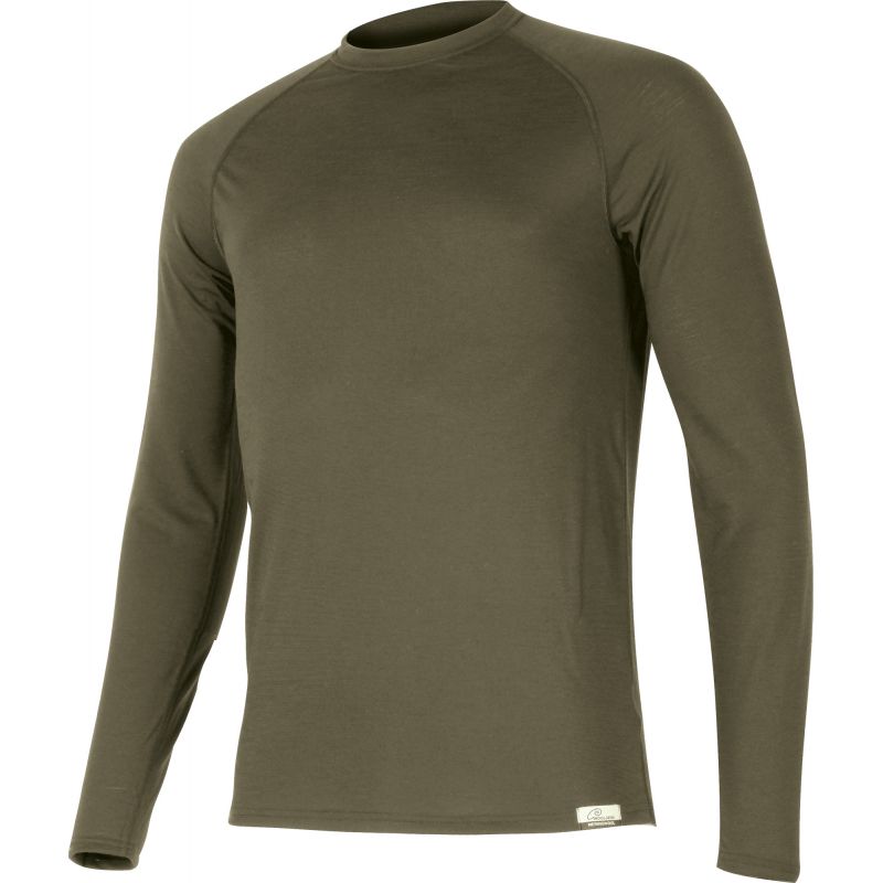LASTING pánské merino triko ATAR zelené Velikost: L