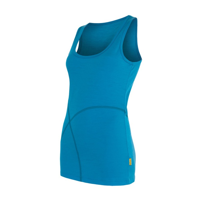 SENSOR MERINO ACTIVE dámský nátělník modrá
