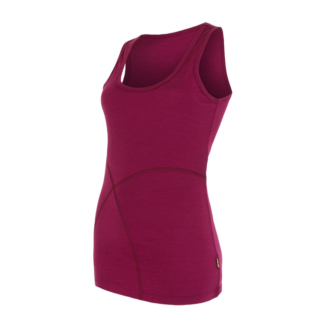 Dámské termo tílko SENSOR Merino active fialová Barva: fialová, Velikost: XL