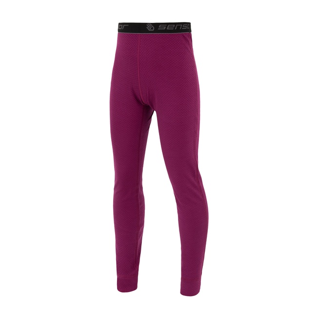 Dětské merino spodky SENSOR Merino Double Face lilla Barva: fialová, Velikost: 110