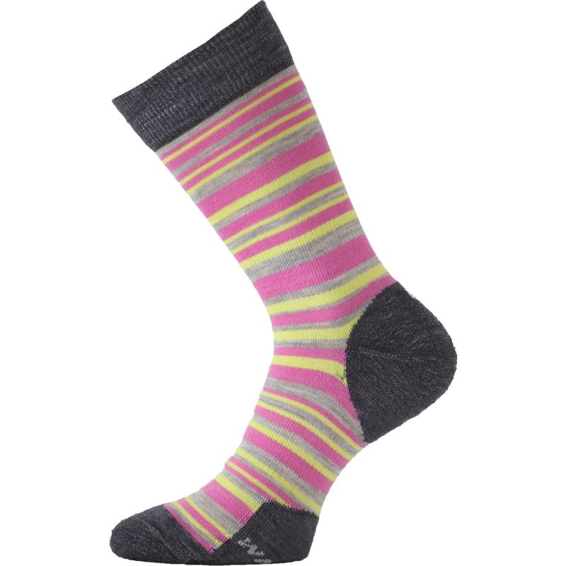 Merino ponožky LASTING Wwl růžové Velikost: (42-45) L