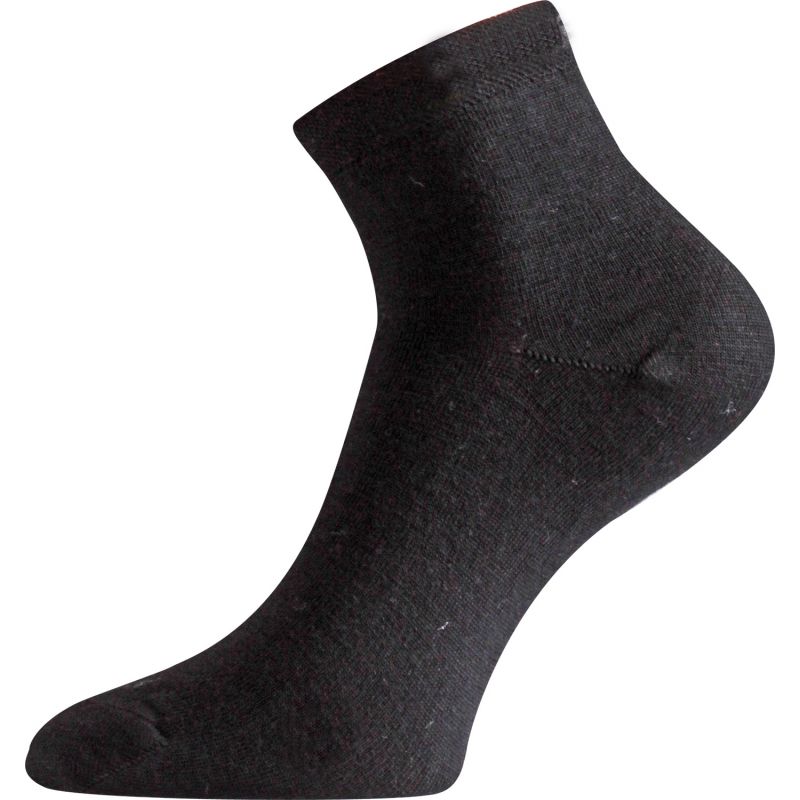 Merino ponožky LASTING Was černé Velikost: (42-45) L