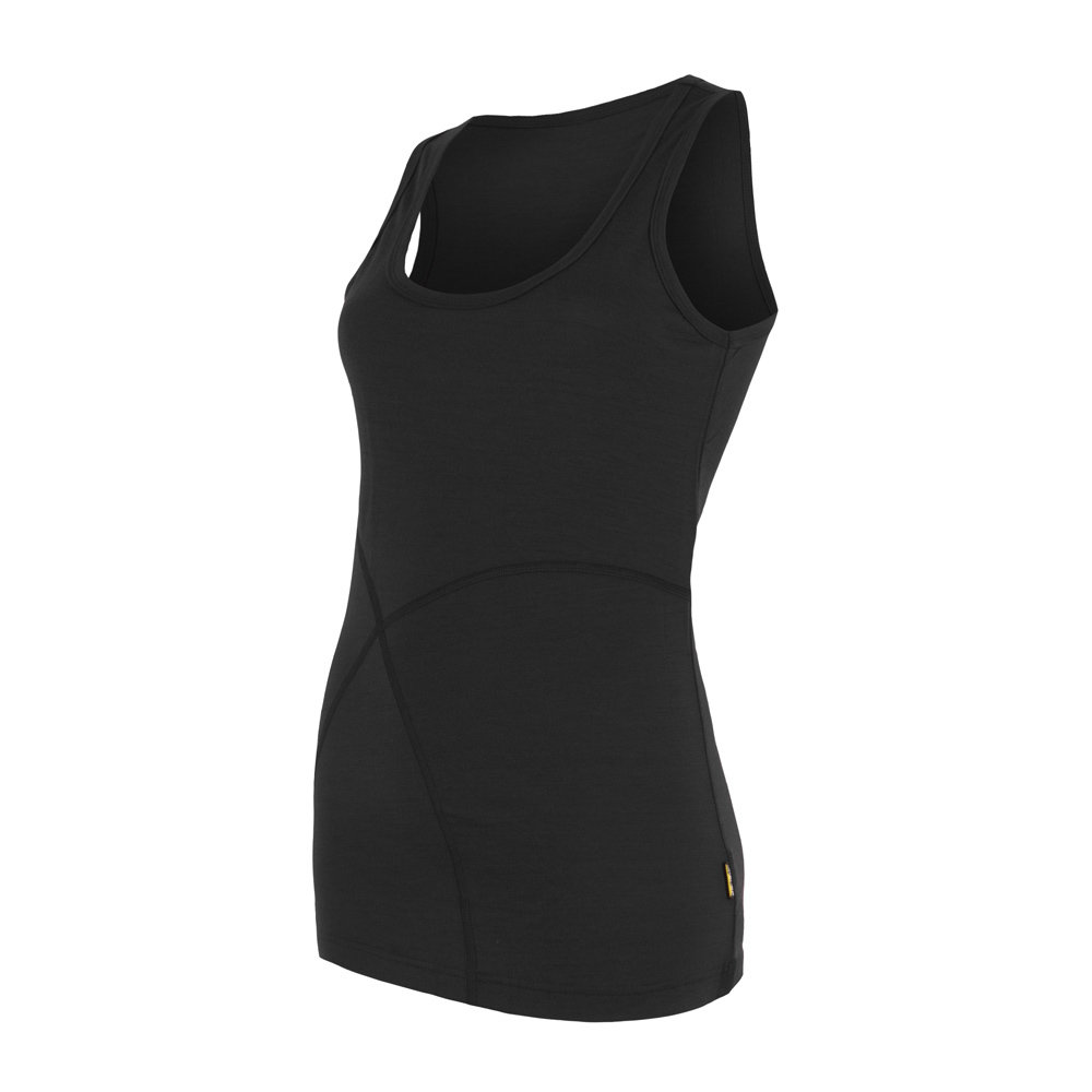 Dámské termo tílko SENSOR Merino active černá Barva: černá, Velikost: S