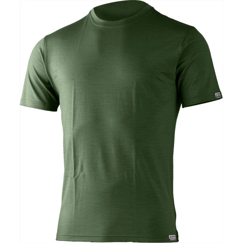 Pánské merino triko LASTING Chuan zelené Velikost: XXL