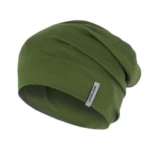 Čepice SENSOR Merino wool zelená Barva: Zelená, Velikost: L