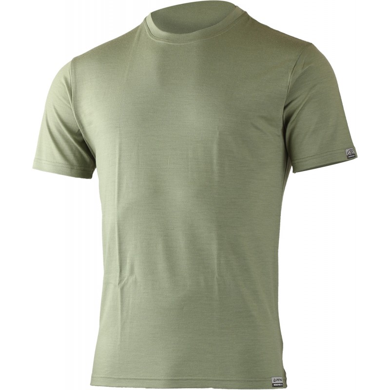 LASTING pánské merino triko CHUAN zelené Velikost: S