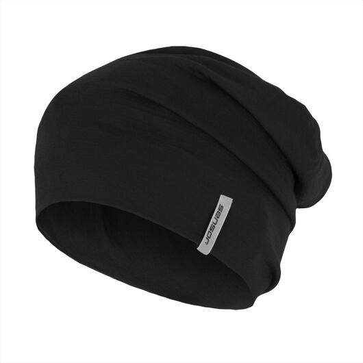 Čepice SENSOR Merino wool černá Barva: černá, Velikost: L