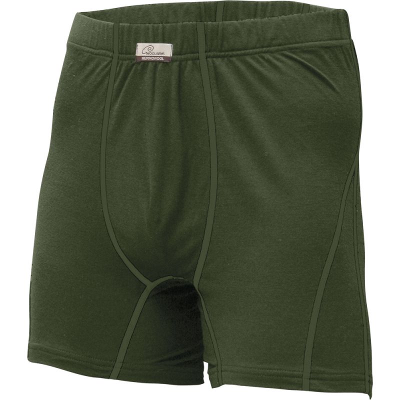 Pánské merino boxerky LASTING Nico zelené Velikost: M
