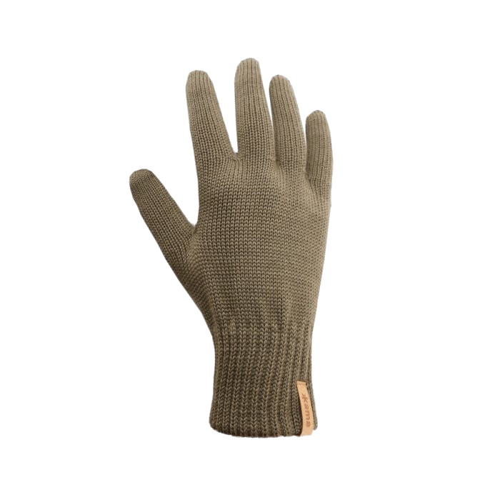 KAMA R102 pletené merino rukavice,  zelená Velikost: M