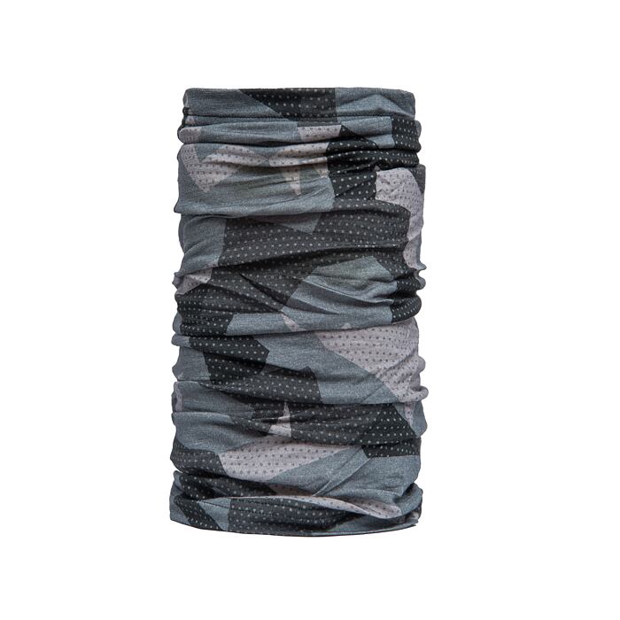 Multifunkční šátek SENSOR Tube Merino Impress černá/camo