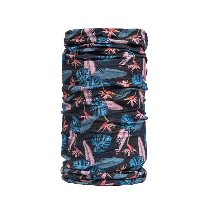 Multifunkční šátek SENSOR Tube Merino Impress černá/floral