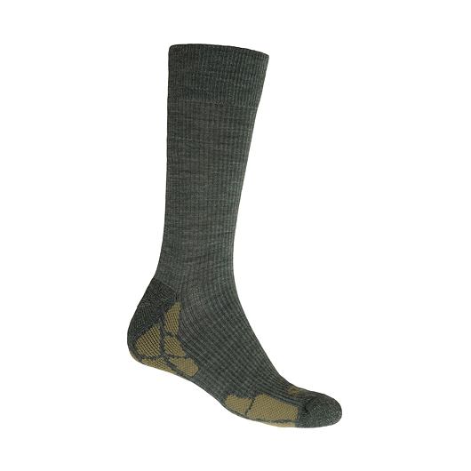 Turistické merino ponožky SENSOR Hiking Merino safari/khaki Barva: Zelená, Velikost: 6/8