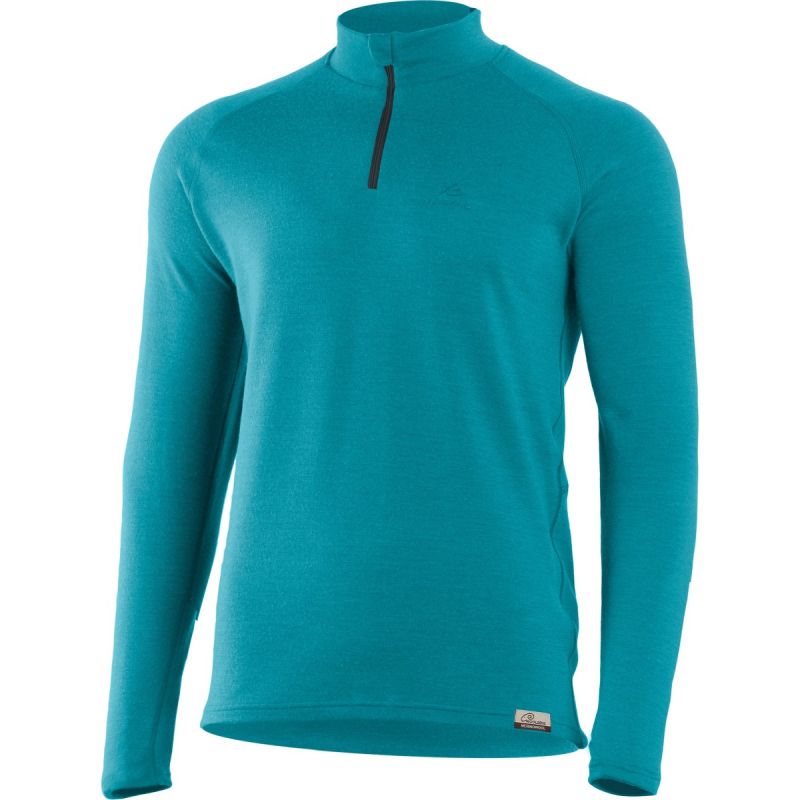 Pánská merino mikina LASTING Wary modrá Velikost: S