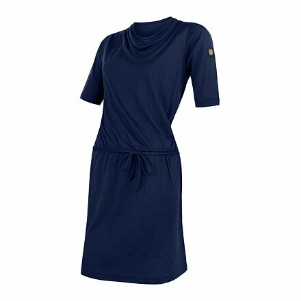 SENSOR MERINO ACTIVE dámské šaty deep