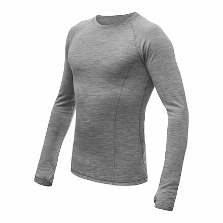 Pánské termo triko SENSOR Merino Bold cool gray Barva: šedá, Velikost: S