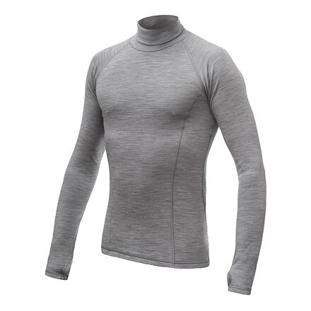 Pánské termo triko SENSOR Merino Bold roll neck cool gray Barva: šedá, Velikost: XXL