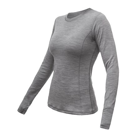 Dámské termo triko SENSOR Merino Bold cool gray Barva: šedá, Velikost: S