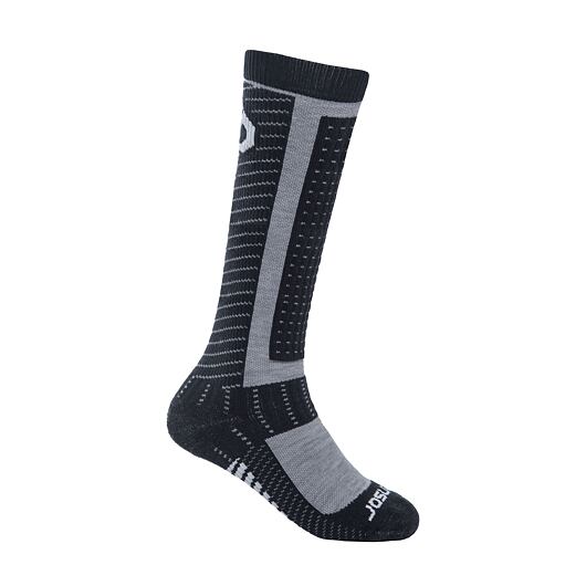 SENSOR PONOŽKY PRO MERINO černá/šedá Velikost: S/35-38