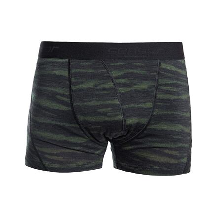 Pánské termo trenky SENSOR Merino Impress černá/batik Barva: černá, Velikost: M