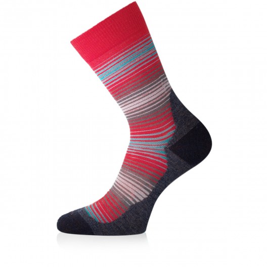 LASTING merino ponožky WLG červené Velikost: L/42-45