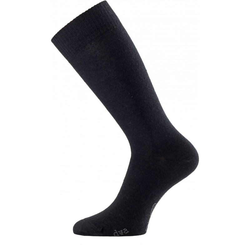 Merino ponožky LASTING Dwa černé Velikost: (38-41) M