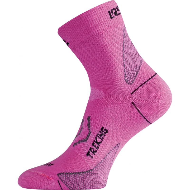 Merino ponožky LASTING Tnw růžové Velikost: (38-41) M
