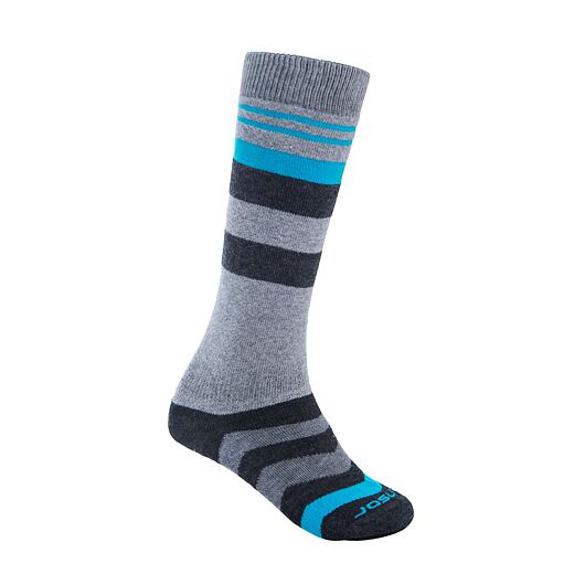 Merino ponožky SENSOR Slope šedá/černá/tyrkys Barva: černá, Velikost: 6/8