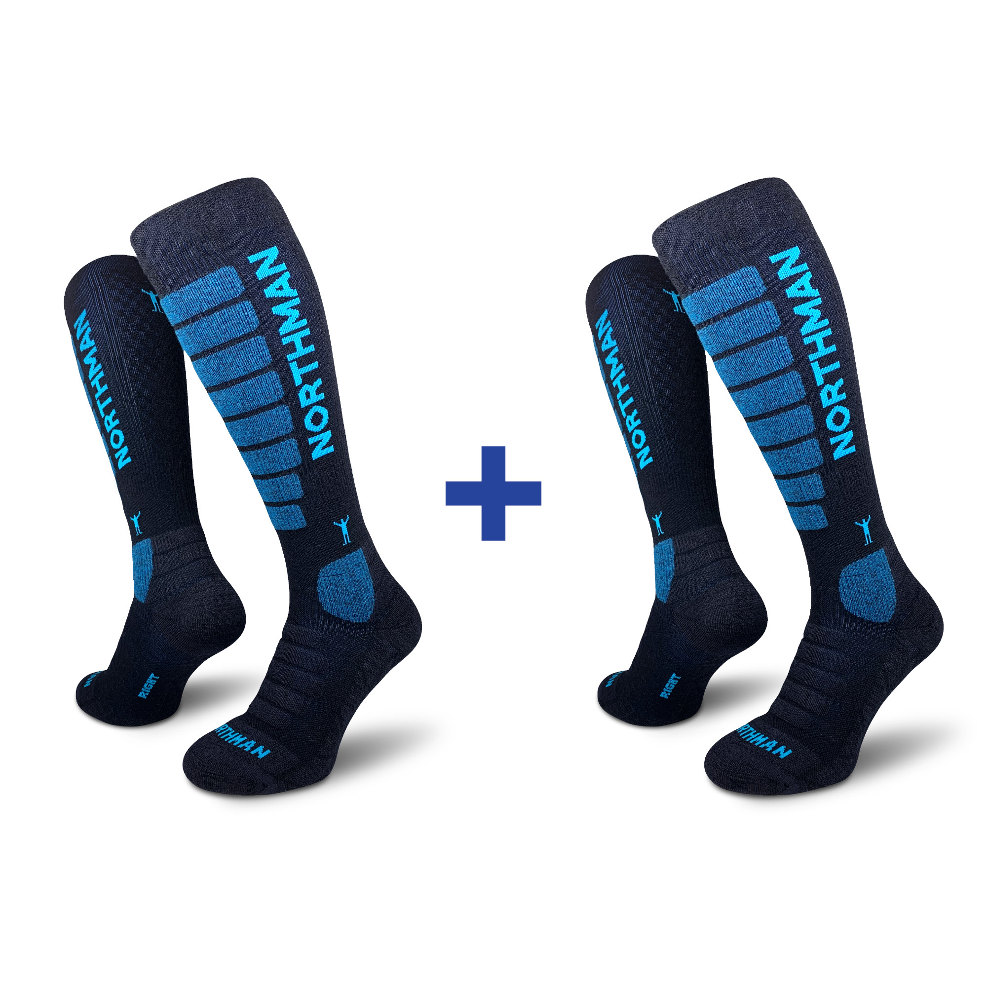 NORTHMAN Ski compress merino 21 2-Pack