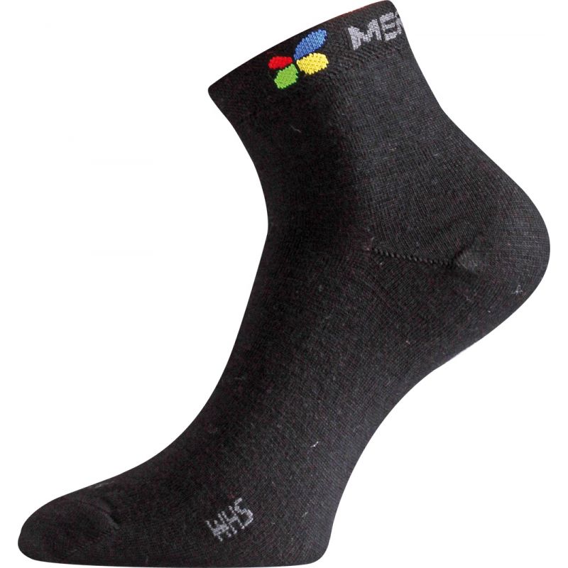 Merino ponožky LASTING Whs černé Velikost: (46-49) XL